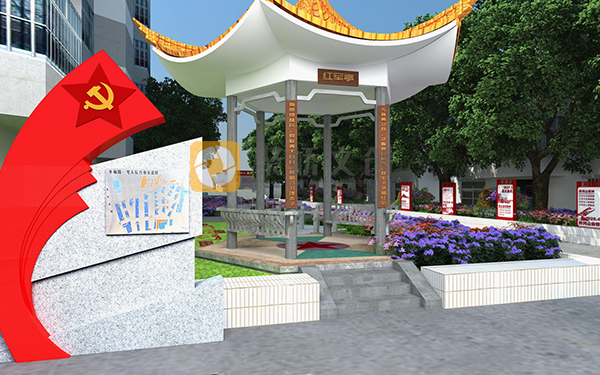 佛山紅色文化設(shè)計公司分享，紅色文旅景觀設(shè)計要點