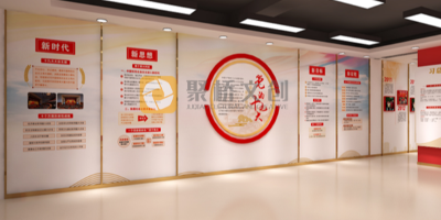 黨建展館主題墻的設計原則是什么？