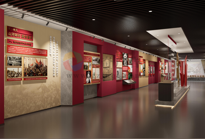紅色展館空間設(shè)計(jì)