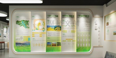 國有企業廉潔文化展廳設計效果圖，大氣簡約又耐看