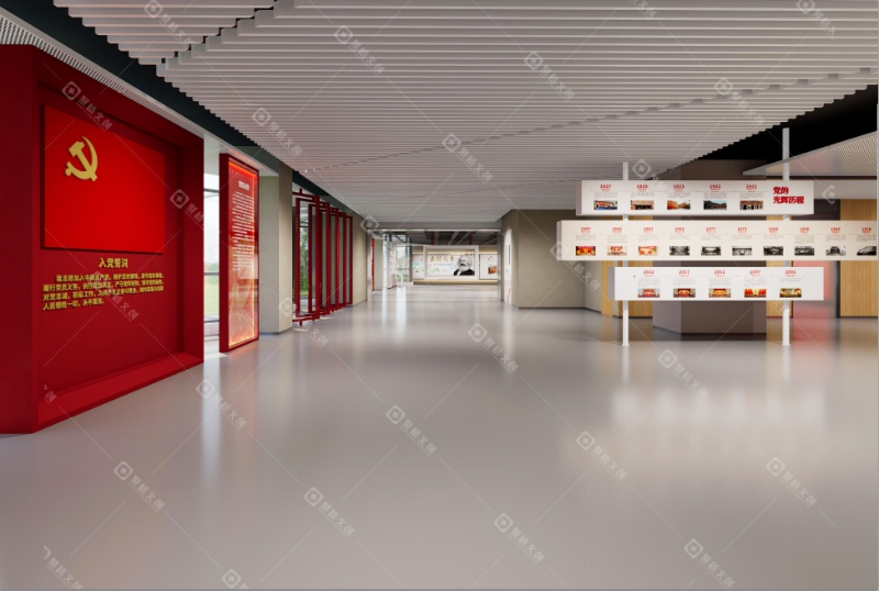 紅色展覽館設(shè)計